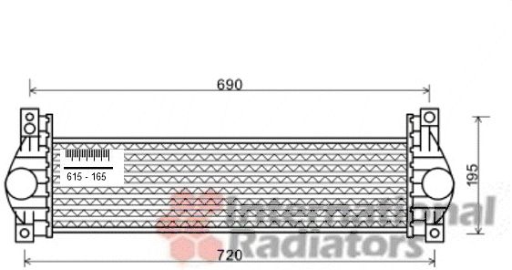 VAN WEZEL Välijäähdytin 81004093